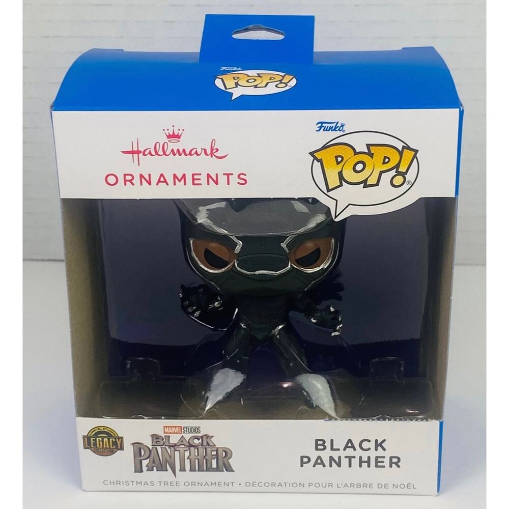 NIB Marvel Black Panther Funko Pop Hallmark collectable‎ ornament NWT